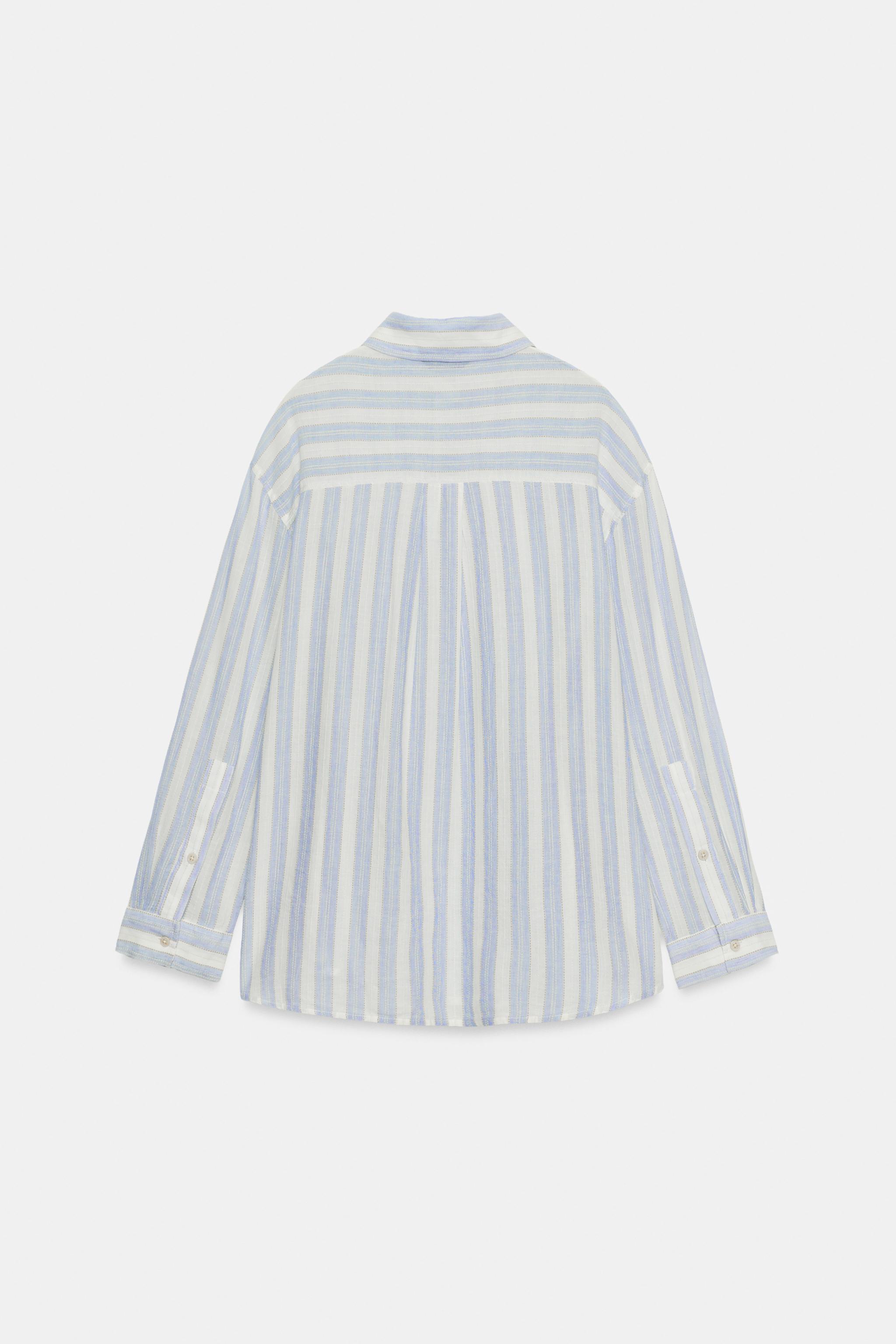 CHEMISE VOLUME À RAYURES